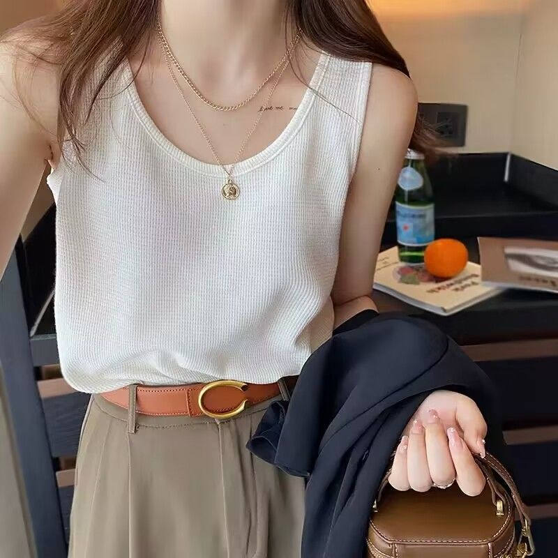 A06 Áo mắt dứa hai dây, ba lỗ, phong cách trẻ trung năng động, thoáng mát, áo không co giãn.