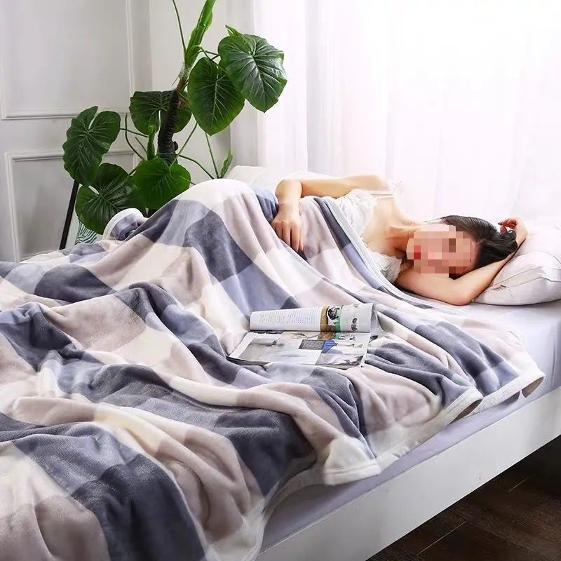 Chăn Lông Tuyết Chăn Lông Thỏ Nhung Tuyết Mền Nhật Bản Siêu Mềm Mịn.