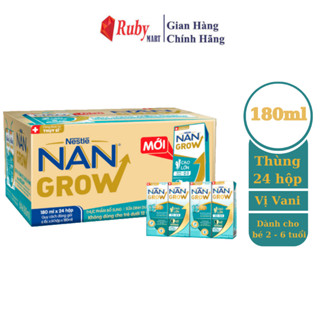 [Date T08/25] Combo 24 Hộp Sữa Dinh Dưỡng Pha Sẵn Nestlé NAN GROW  (4x180ml)