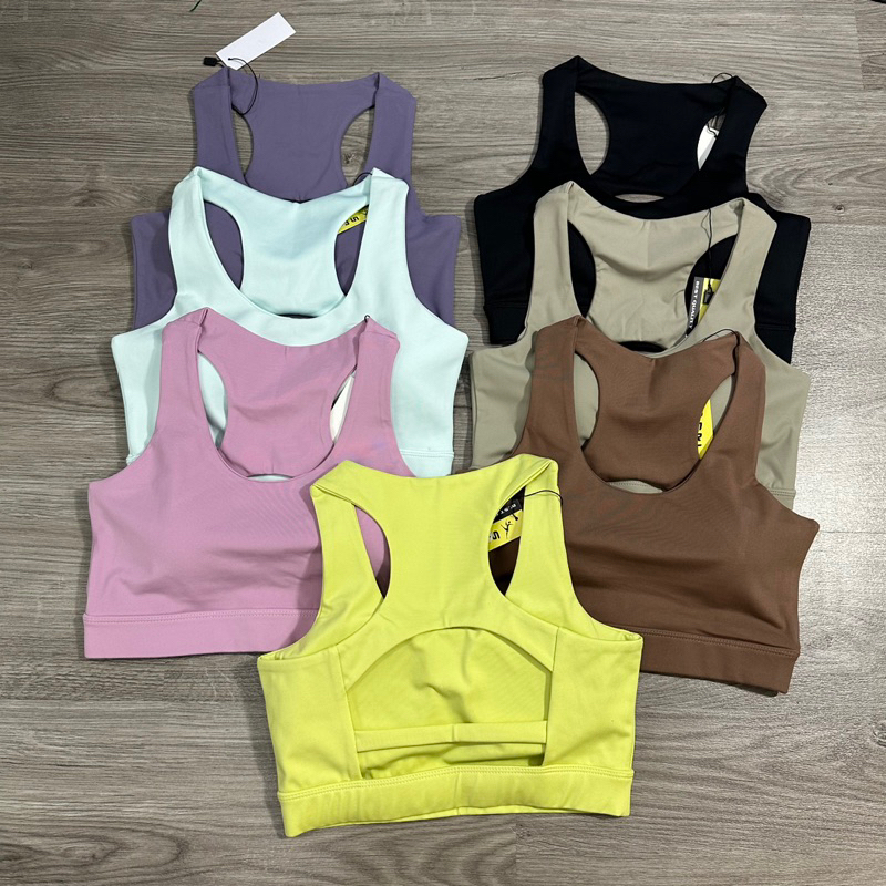 Áo Bra Tập Gym Yoga CY03 Dáng Hở Lưng Vải Thun Poly Cao Cấp, Nâng Đỡ V1 Tốt