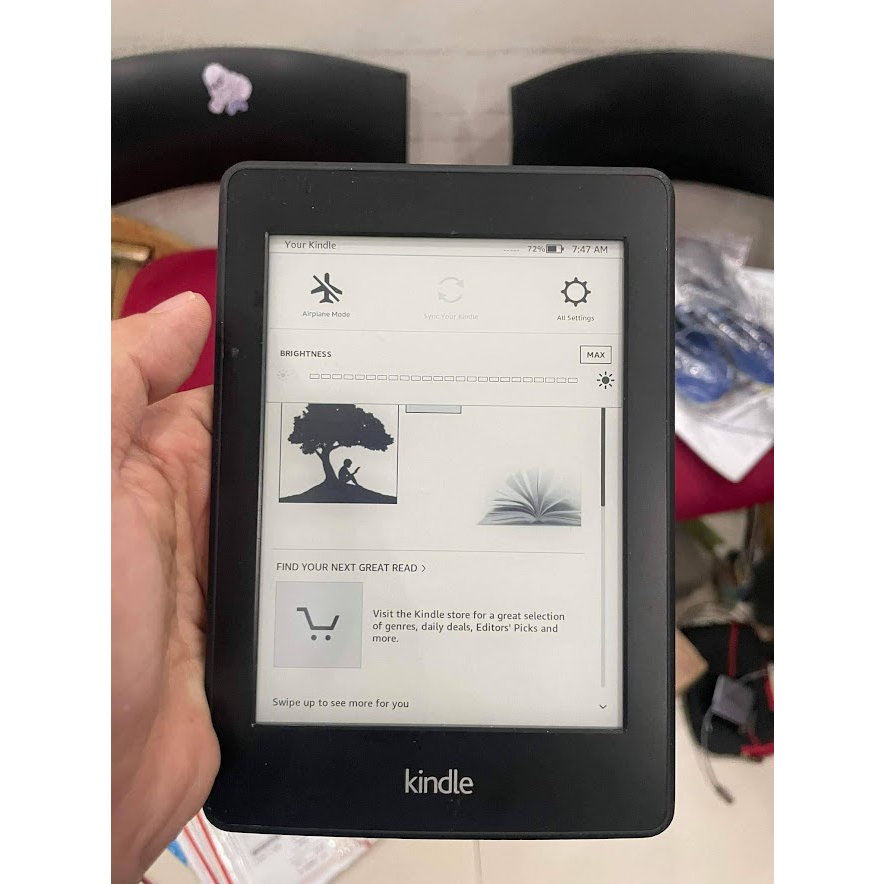 Máy đọc sách Amazon Kindle 1, 2, 3, 4 có đèn nền