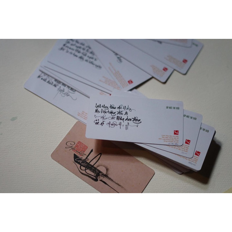 Hộp thẻ góp nhặt thơ thiền