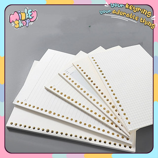 Giấy sổ còng cao cấp A4 B5 A5 ruột sổ làm sổ ghi chép ghi chú bìa tay take note-Minkey