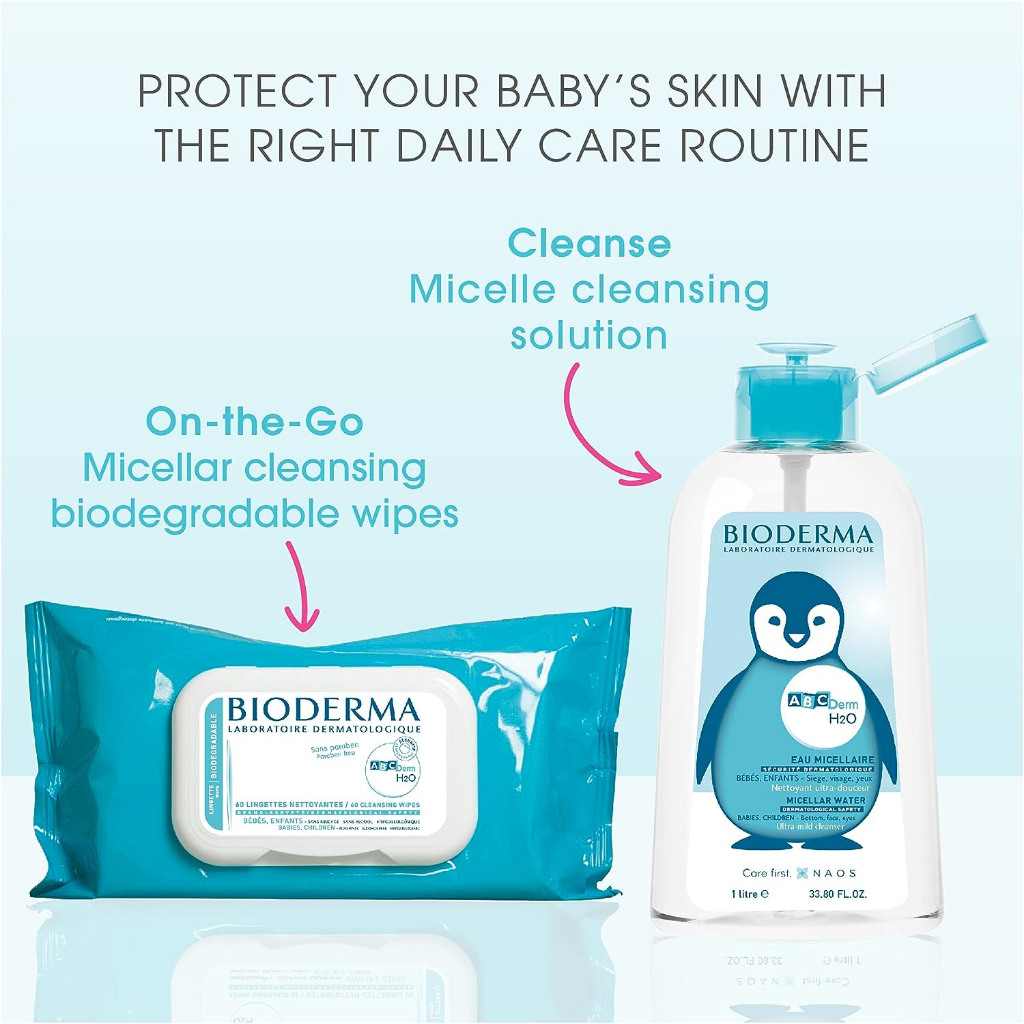 Sữa Tắm Em Bé Bioderma ABCDerm Gel Moussant 1000ml