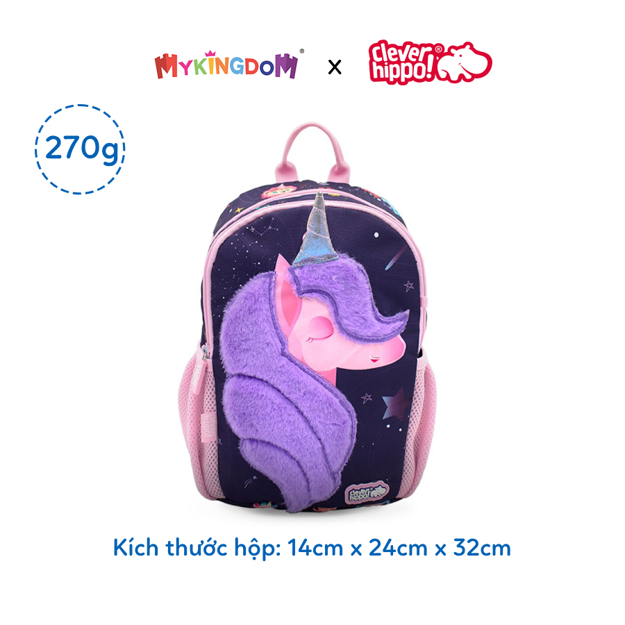 Ba Lô Mini Cho Bé CLEVERHIPPO - Kì Lân Mộng Mơ Tím BU4106/PURPLE