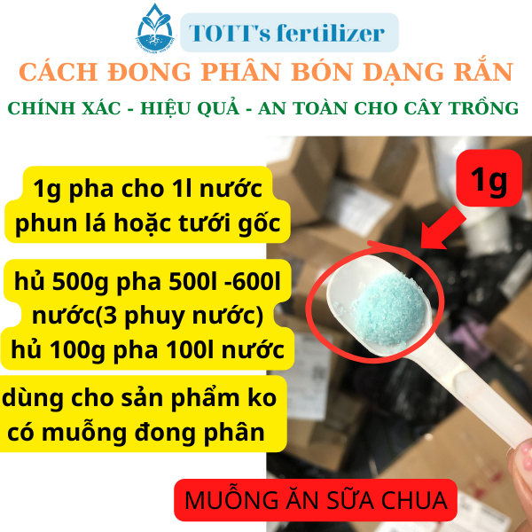 Set combo Lân, Kali, Canxi Bo kích hoa, kích rể, chống rụng nụ trái non bóng trái lớn trái đẹp hoa TOTT's fertilizer