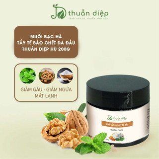 Tẩy da chết da đầu làm sạch da đầu giảm gàu giảm ngứa da đầu Thuần Diệp