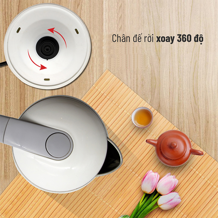 Ấm Đun Siêu Tốc 2 Lớp Nagakawa NAG0314  - Hàng Chính Hãng