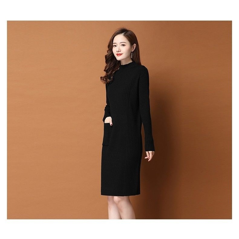 Đầm Len Công Sở Trung Niên Lịch Sự AL57 - Hàng Quảng Châu Cao Cấp