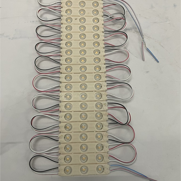 Led hắt 3 bóng 2835 12V 6112 dây 20 thanh trang trí biển quảng cáo, hắt âm tường, trang trí viền cửa hàng tòa nhà