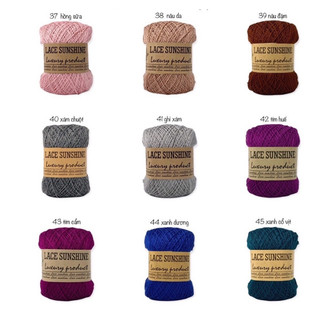 Lace Sunshine 4 sợi, 0.7mm-100gr