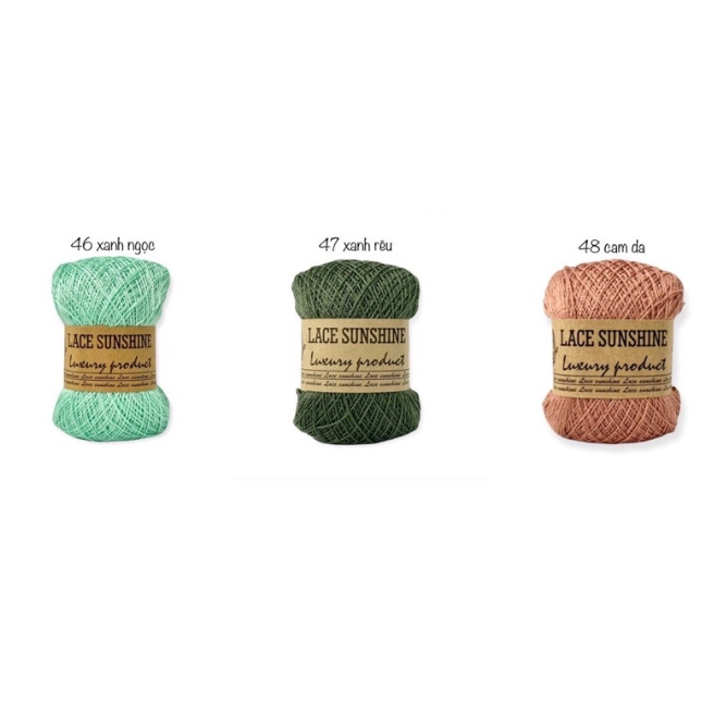 Lace Sunshine 4 sợi, 0.7mm-100gr