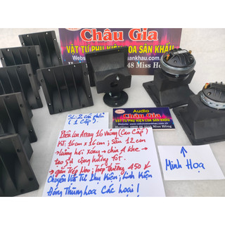 Phễu loa treble array 16cm vuông 2 cái Audio Châu Gia
