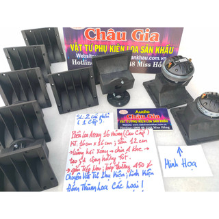 Phễu loa treble array 16cm vuông 2 cái Audio Châu Gia