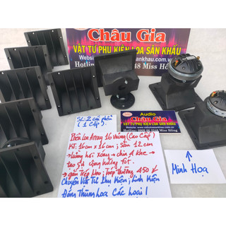 Phễu loa treble array 16cm vuông 2 cái Audio Châu Gia