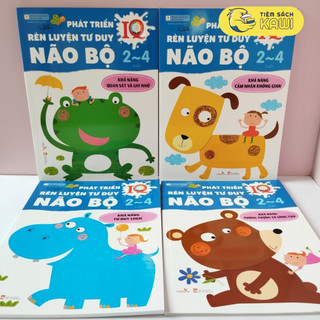 Bộ Sách - Phát Triển IQ - Rèn Luyện Tư Duy Não Bộ (2-4 tuổi)