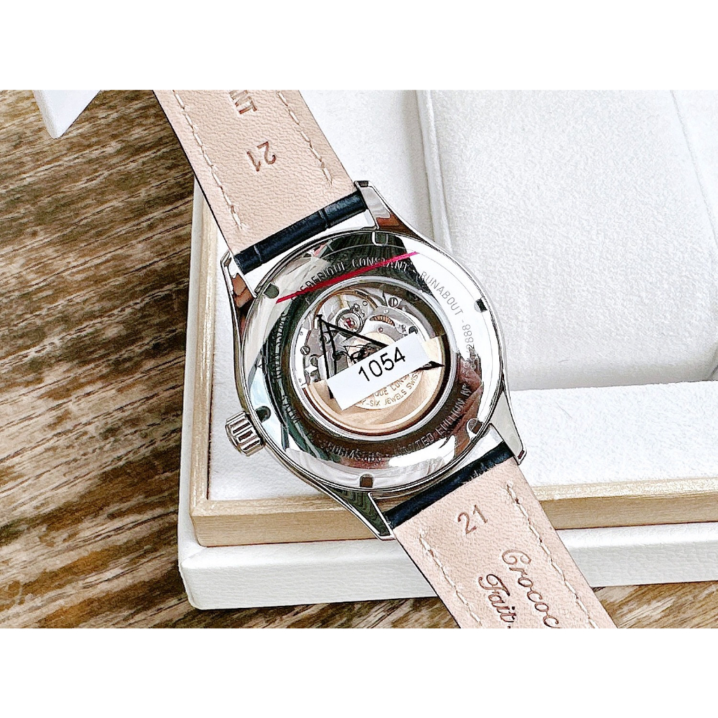 Đồng hồ chính hãng nam Frederique Constant Runabout GMT FC-350RMS5B6 - Máy cơ Thụy Sĩ - Kính Sapphire