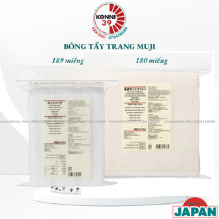 Bông Tẩy Trang Muji Hàng Nhật Nội Địa | Bông Tẩy Trang Organic Muji Nhật Bản