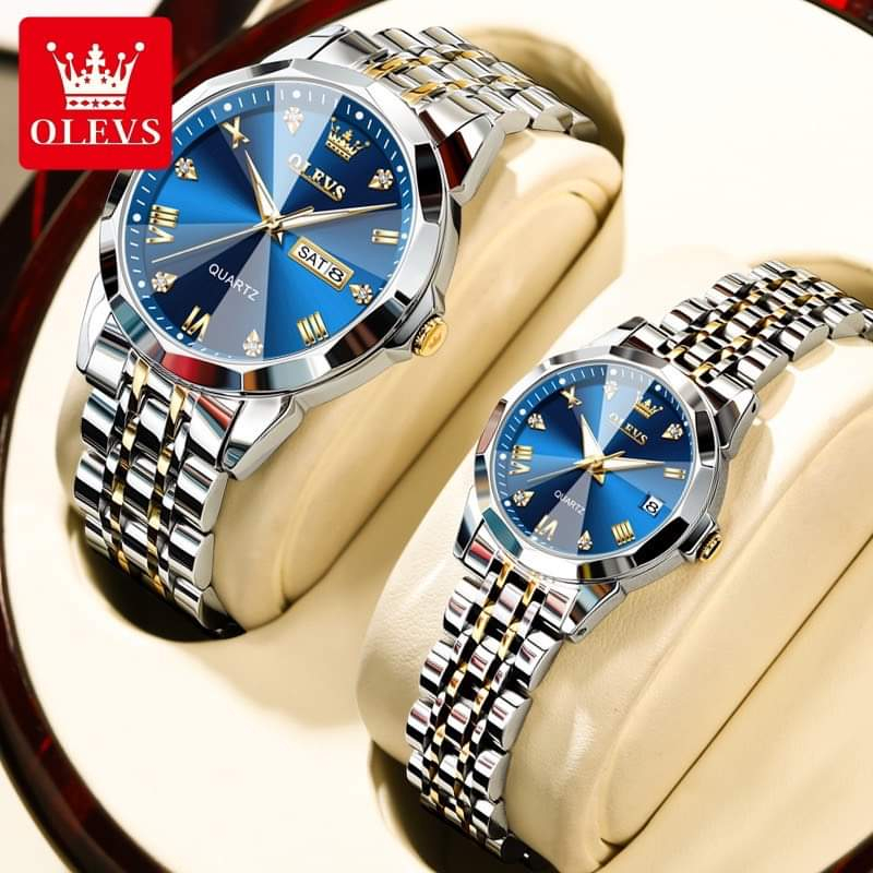 Đồng Hồ Đôi Nam Nữ Chính Hãng OLEVS