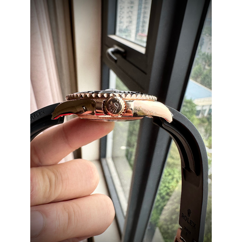 Đồng hồ nam Yacht Master CLEAN máy Calibre 3235 tóc xanh kháng từ bản best thị trường