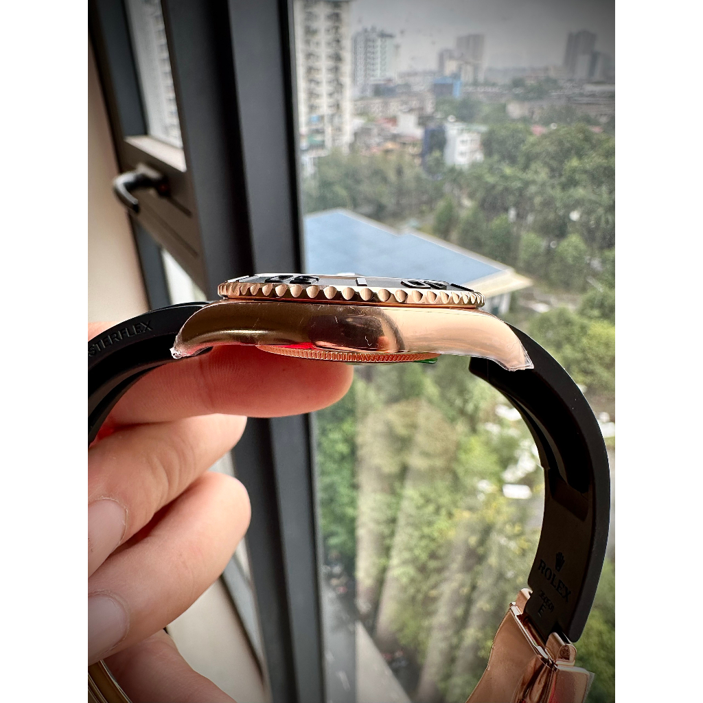 Đồng hồ nam Yacht Master CLEAN máy Calibre 3235 tóc xanh kháng từ bản best thị trường