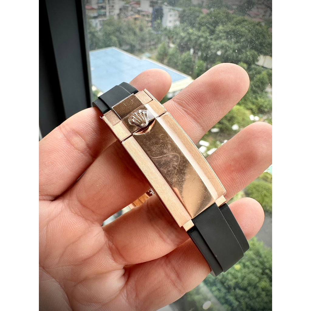 Đồng hồ nam Yacht Master CLEAN máy Calibre 3235 tóc xanh kháng từ bản best thị trường