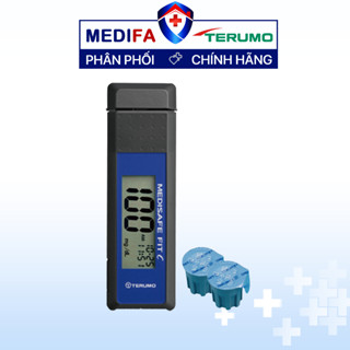 [TRỌN BỘ] Máy Đo Đường Huyết Terumo Medisafe Fit C Nhật Bản Kèm 5 Kim Chích Máu & 5 Que Thử Đường Huyết