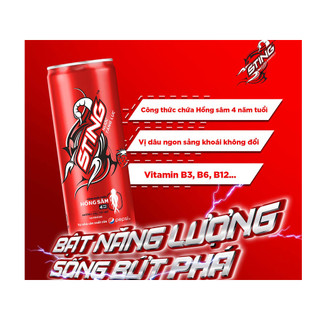 Sting dâu lon Thùng 24 lon x 330ml
