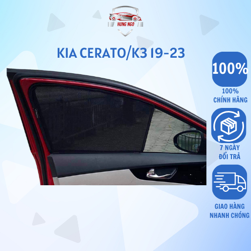 Rèm Che Nắng Xe Kia Cerato/K3 2019-2023 Loại 1 Mr.OTO. Chuẩn Khít Theo Xe. Bảo Hành 2 Năm