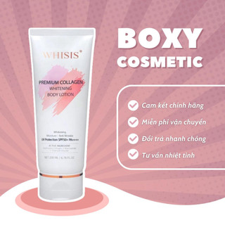 Kem Dưỡng Nâng Tone WHISIS Premium Collagen Whitening Body Lotion 200ml