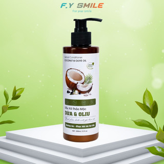 Dầu xả ủ tóc thảo dược dừa & oliu dưỡng tóc phục hồi tóc hư tổn