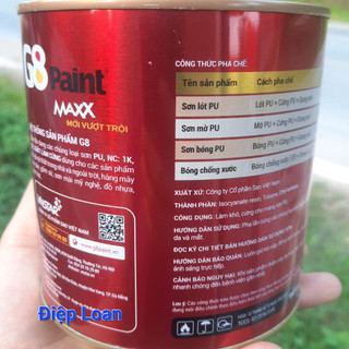 Sơn gỗ Pu G8 mã cao cấp lon 1kg