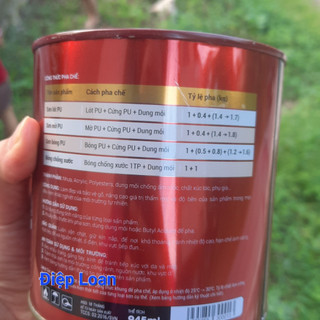 Sơn gỗ Pu G8 mã cao cấp lon 1kg