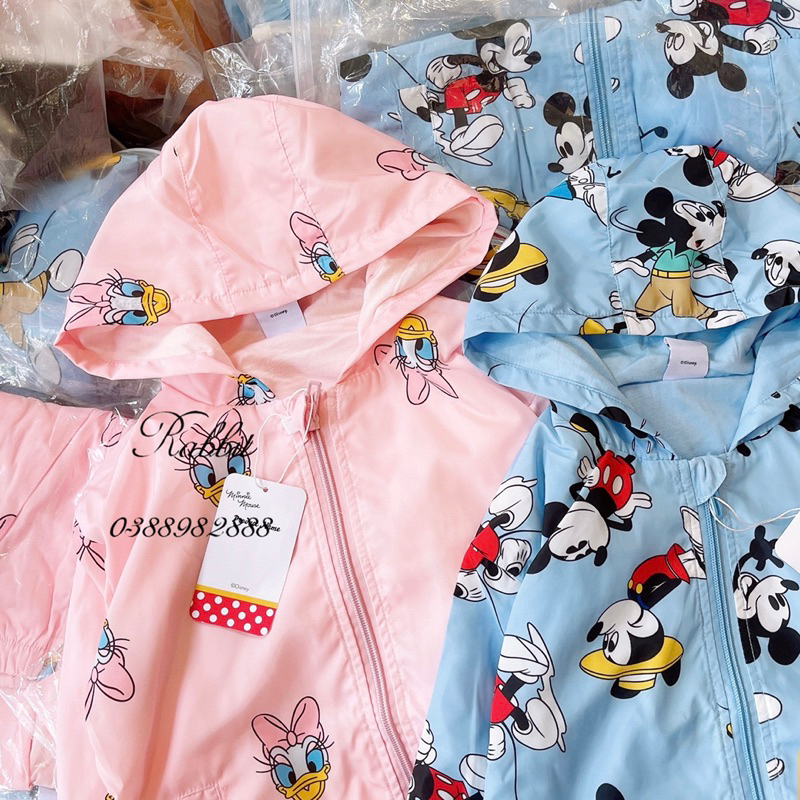 Áo khoác gió 2 lớp Mickey Donal