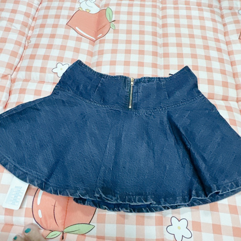 Chân váy jeans xếp ly, xinh xắn chất đẹp hàng Quảng Châu, size L