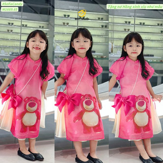Áo dài cách tân cho bé gái 9-35kg