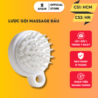 [GIFT] Lược gội đầu Silicon Muji, Lược gội mát xa da đầu, ngăn ngừa gãy rụng tóc hàng Nhật chính hãng LCT02