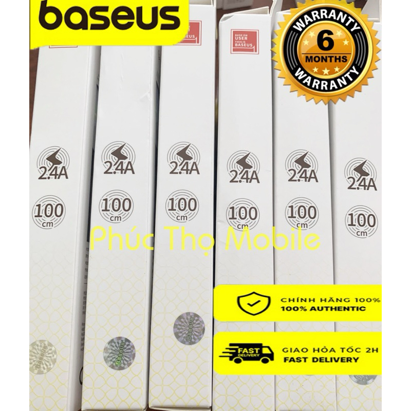 Cáp dù Baseus chính hãng usb-light.ning