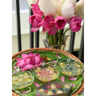 Hạt sen khô nấu chè, cháo, chưng yến táo đỏ thơm ngon