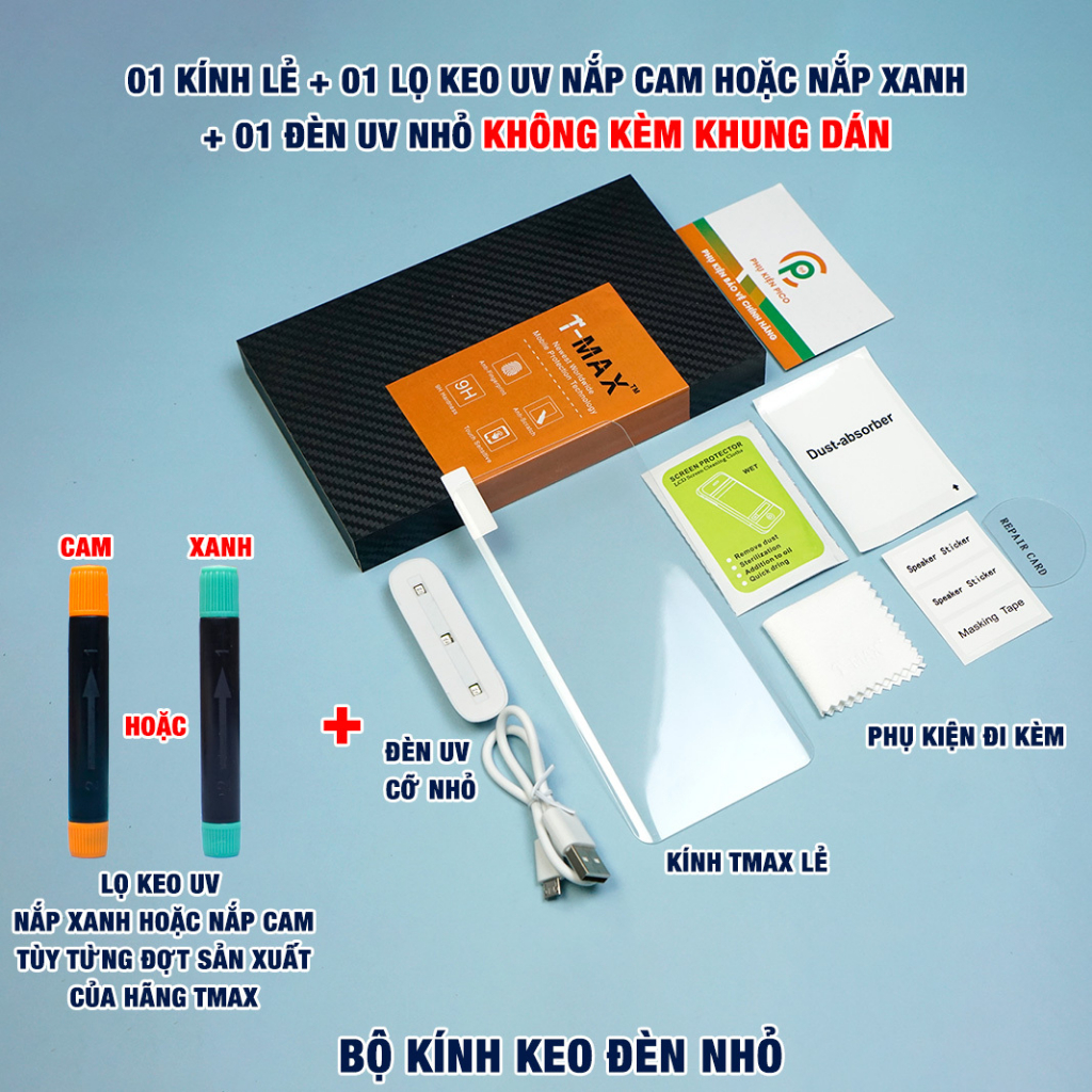 Cường lực Samsung Galaxy Note 20 Ultra / Samsung S22 Ultra / S23 Ultra full màn hình đèn UV cỡ lớn chính hãng T-Max