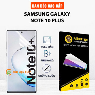 Dán màn hình Samsung Note 10 Plus full màn dẻo trong suốt PPF Moxiao Xing - Dán dẻo Samsung Galaxy Note 10 Plus
