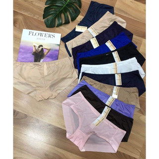 set 5 Quần lót nữ voan lụa không viền mông loại vải mềm đẹp