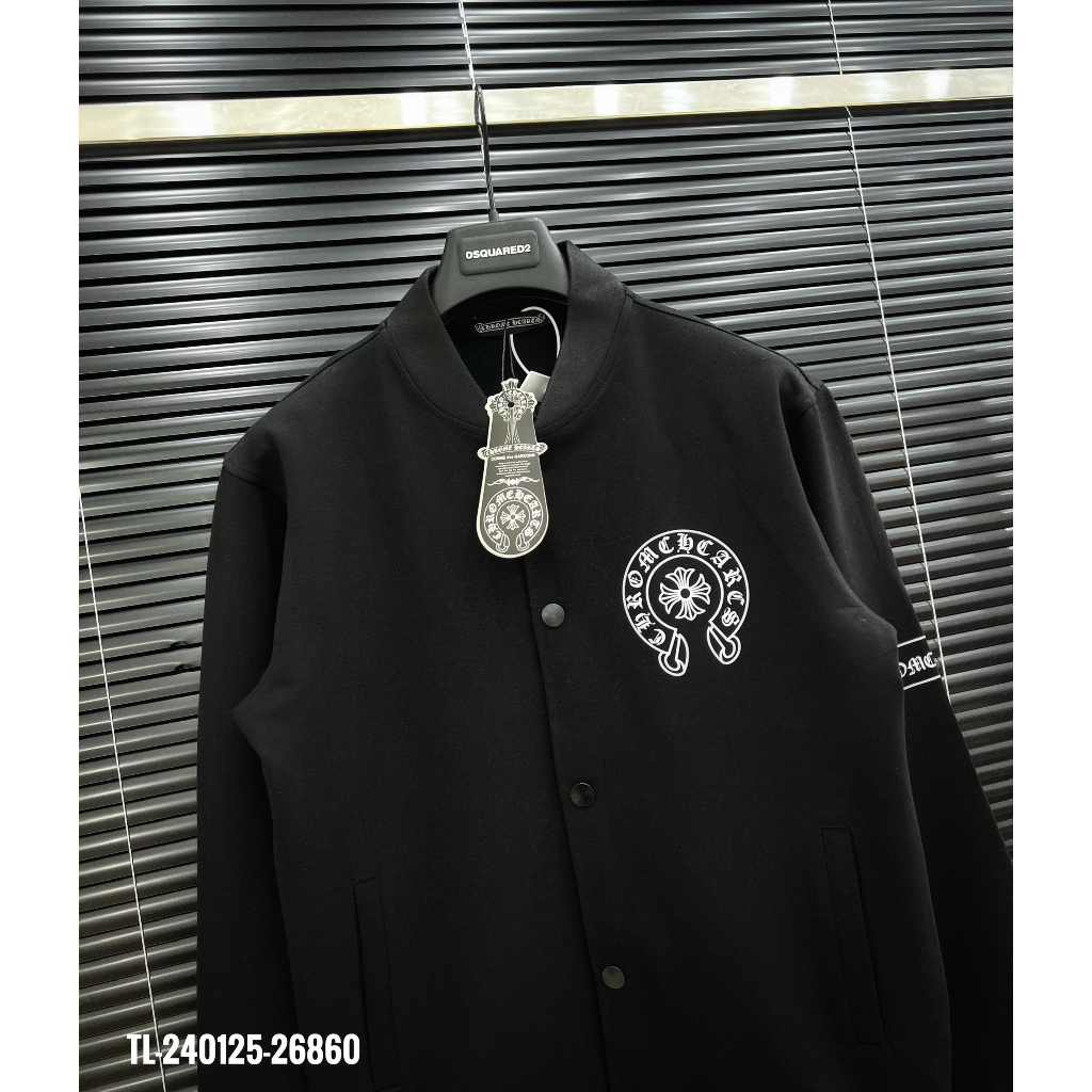 🔥Hot🔥Áo khoác bomber Chrome Hearts hình lưng thiết kế hot trend Nam nữ New 2023