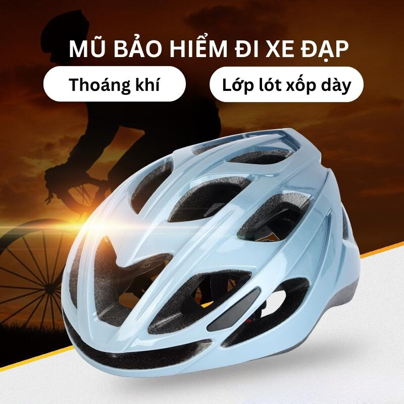 Mũ bảo hiểm đi xe đạp điều chỉnh chu vi đầu Mũ bảo hiểm an toàn khi đi xe đạp đường bộ, leonúi thiết bị bảo vệ người lái
