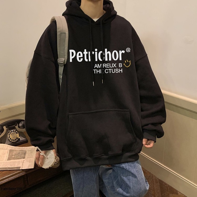 Áo hoodie nam nữ local brand unisex cặp đôi nỉ ngoại cotton form rộng có mũ xám đen dày oversize HD PETRICHOR