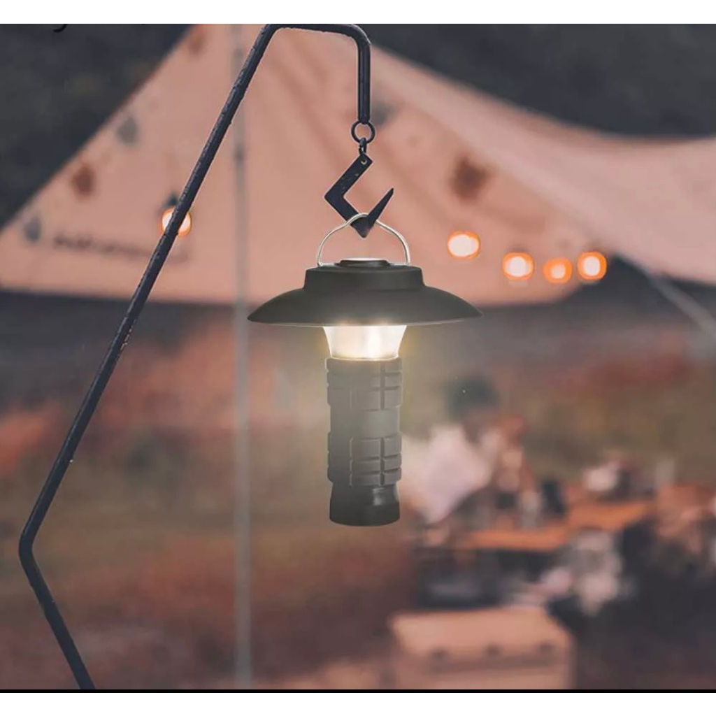 Đèn dã ngoại, cắm trại chống thấm - 2200mAh