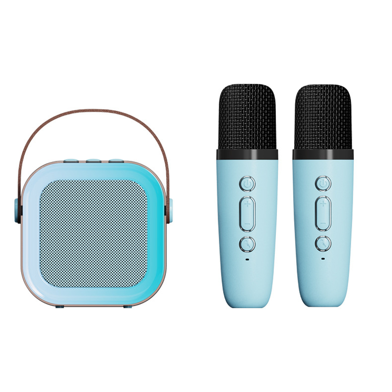 Loa bluetooth mic karaoke Kinyo có đèn led dễ thương