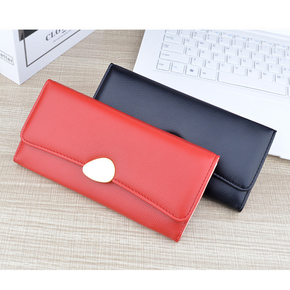 Ví Nữ Cầm Tay Dài Khóa Hình Trứng Sang Trọng