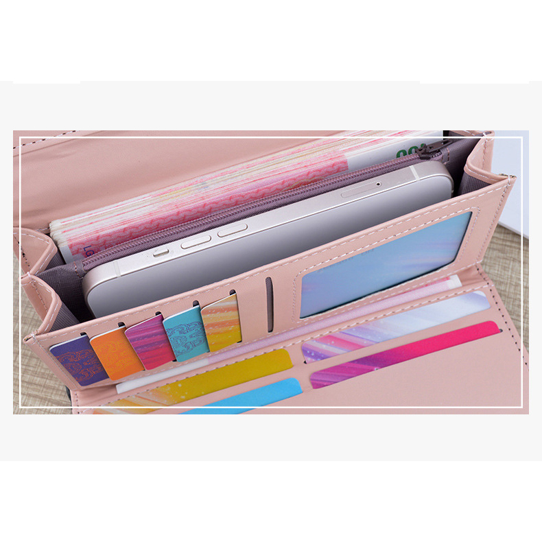 Ví Nữ Cầm Tay Dài Khóa Hình Trứng Sang Trọng