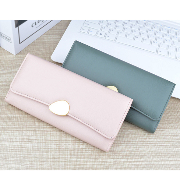 Ví Nữ Cầm Tay Dài Khóa Hình Trứng Sang Trọng